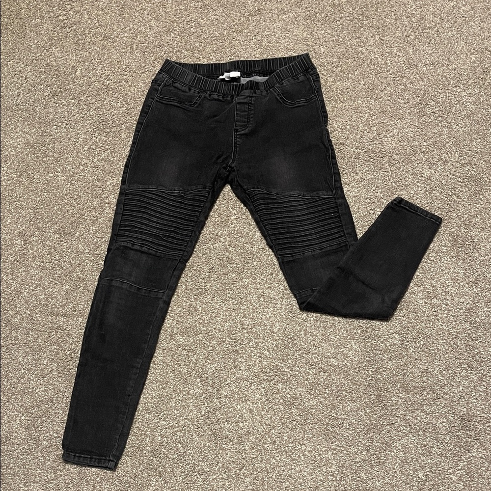 Hayden Black Moto Jeggings